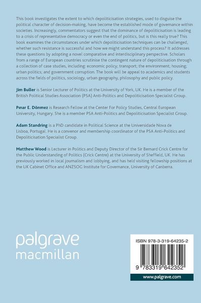 Produktbild: Comparing Strategies of (De)Politicisation in Europe