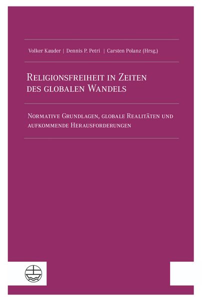 Produktbild: Religionsfreiheit in Zeiten des globalen Wandels / Religious Freedom in a Changing World