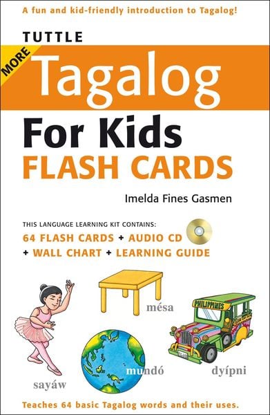 Produktbild: Tuttle More Tagalog for Kids Flash Cards Kit