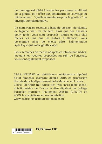 Produktbild: Mes recettes faciles pour la goutte.
