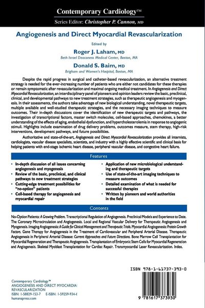 Produktbild: Angiogenesis and Direct Myocardial Revascularization