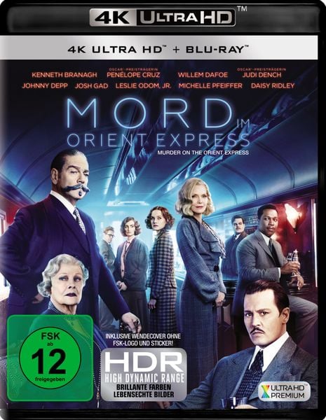 Produktbild: Mord im Orient Express (4K Ultra HD) (+ Blu-ray 2D)