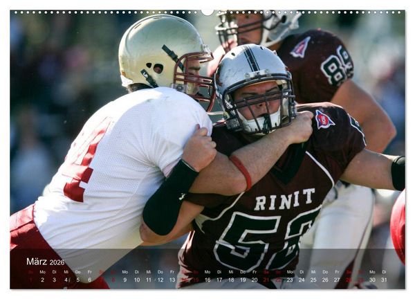 Produktbild: American Football - Touchdown (Wandkalender 2026 DIN A2 quer), CALVENDO Monatskalender