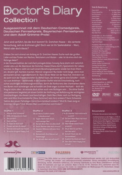 Produktbild: Doctor's Diary - Staffel 1-3 - Komplettbox [6 DVDs]