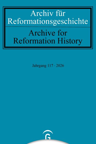 Produktbild: Archiv f&uuml;r Reformationsgeschichte &ndash; Aufsatzband
