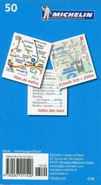 Produktbild: Michelin Paris Pocket Plan
