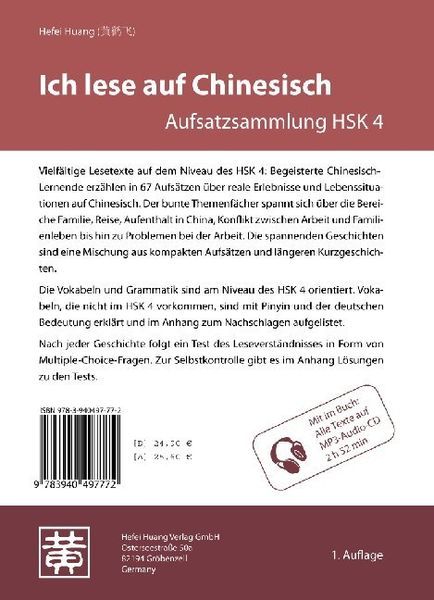 Produktbild: Ich lese auf Chinesisch HSK 4