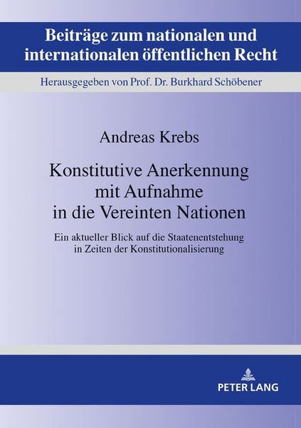 Produktbild: Konstitutive Anerkennung mit Aufnahme in die Vereinten Nationen
