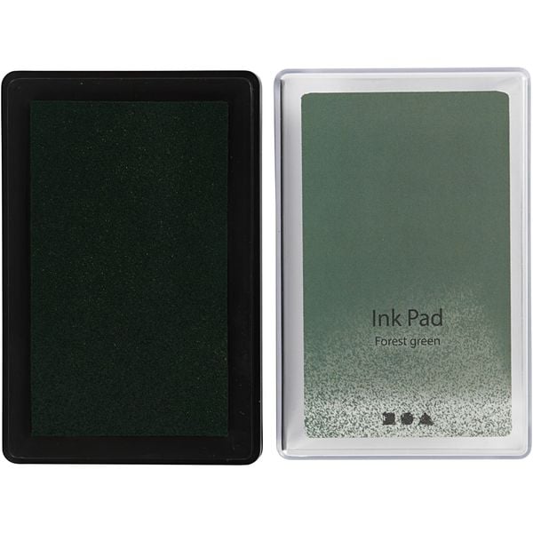 Produktbild: Creativ Company Stempelkissen, H 2 cm, Gr&ouml;&szlig;e 9x6 cm, Lindgr&uuml;n, 1 Stk
