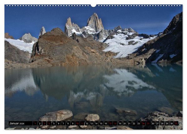 Produktbild: Patagonien mit Feuerland (hochwertiger Premium Wandkalender 2026 DIN A2 quer), Kunstdruck in Hochglanz