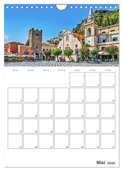 Produktbild: Italiens Sch&ouml;nheit - Terminplaner (Wandkalender 2026 DIN A4 hoch), CALVENDO Monatskalender