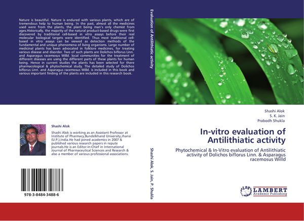Produktbild: In-vitro evaluation of Antilithiatic activity