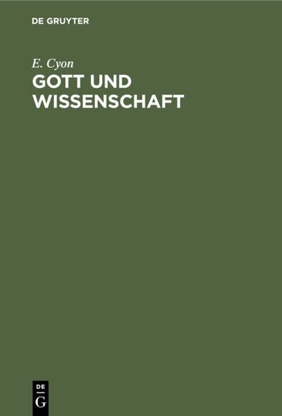 Produktbild: Gott und Wissenschaft