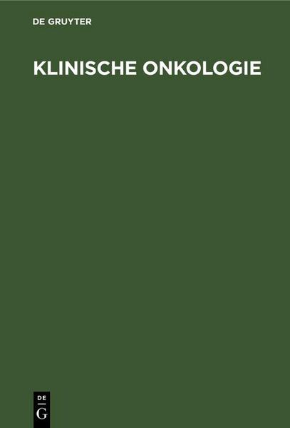 Produktbild: Klinische Onkologie