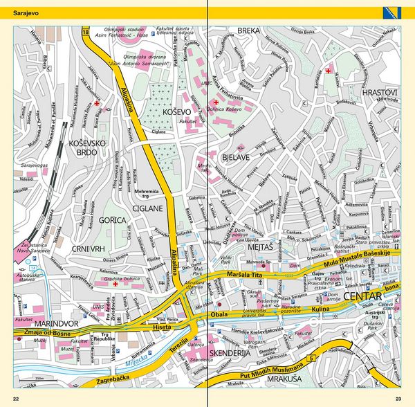 Produktbild: ADAC L&auml;nderkarte Kroatien, Montenegro, Serbien,