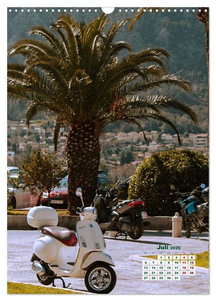Produktbild: Die Liebe zur Vespa (Wandkalender 2026 DIN A3 hoch), CALVENDO Monatskalender