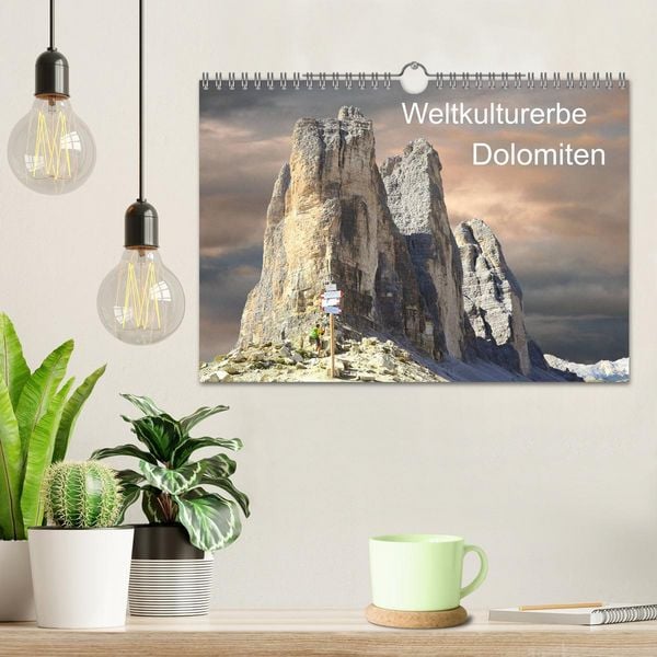 Produktbild: Weltkulturerbe Dolomiten S&uuml;d Tirol (Wandkalender 2026 DIN A4 quer), CALVENDO Monatskalender