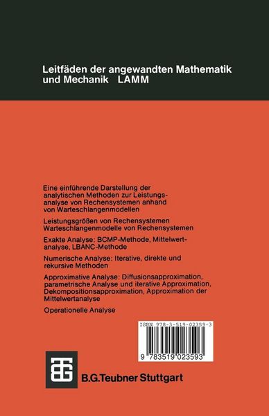 Produktbild: Analyse von Rechensystemen