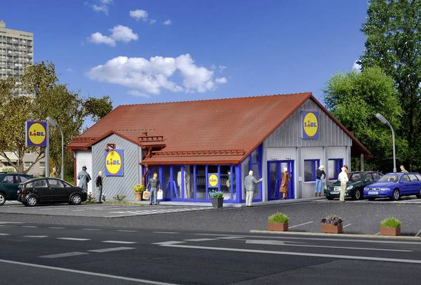 Produktbild: Vollmer 43662 H0 Supermarkt Lidl