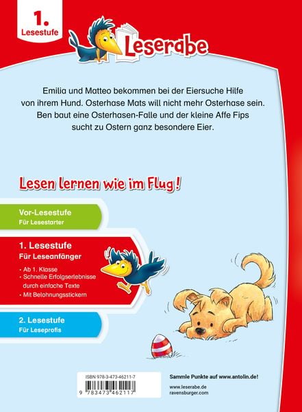 Produktbild: Leserabe 1. Lesestufe - Ostergeschichten