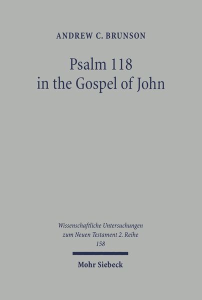 Produktbild: Psalm 118 in the Gospel of John