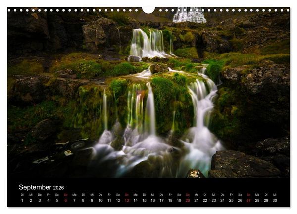 Produktbild: Island - Wundervolle Landschaften (Wandkalender 2026 DIN A3 quer), CALVENDO Monatskalender