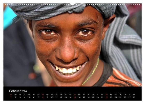 Produktbild: &Auml;thiopien Impressionen (Wandkalender 2026 DIN A2 quer), CALVENDO Monatskalender