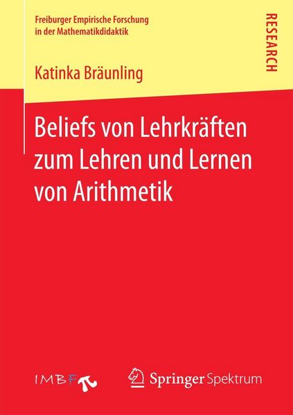 Produktbild: Beliefs von Lehrkr&auml;ften zum Lehren und Lernen von Arithmetik