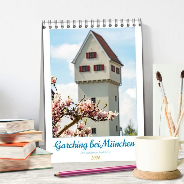Produktbild: Garchinger Ansichten (Tischkalender 2026 DIN A5 hoch), CALVENDO Monatskalender