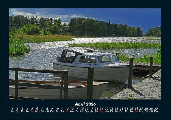 Produktbild: Boote 2026 Fotokalender DIN A4