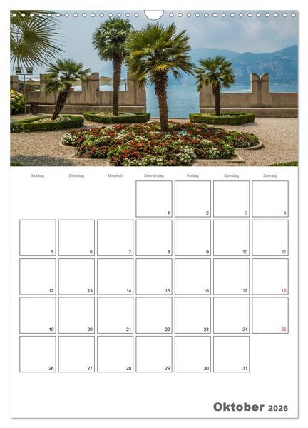Produktbild: GARDASEE Terminplaner (Wandkalender 2026 DIN A3 hoch), CALVENDO Monatskalender