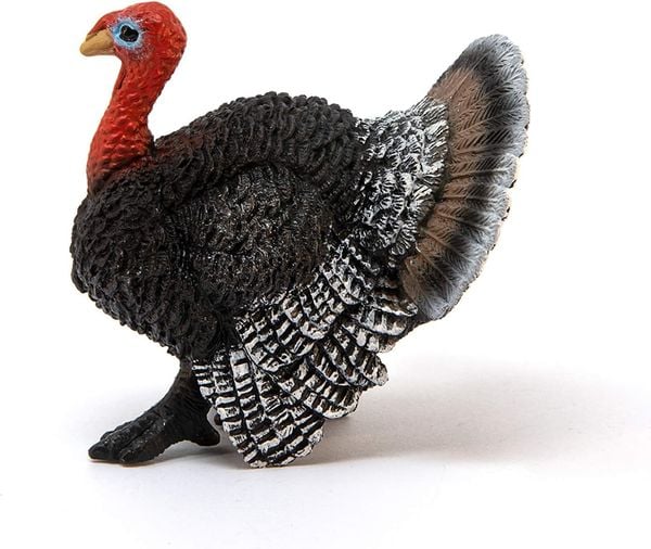 Schleich 13900 - Farm World, Truthahn, Tierfigur, Höhe: 5,9cm