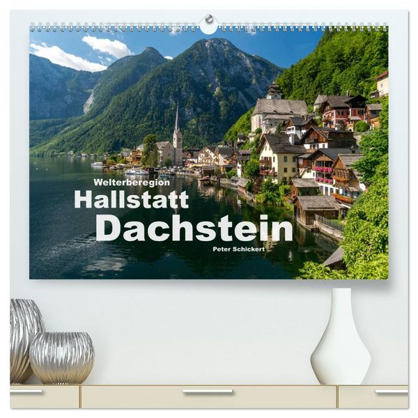 Produktbild: Welterberegion Hallstatt Dachstein (hochwertiger Premium Wandkalender 2026 DIN A2 quer), Kunstdruck in Hochglanz