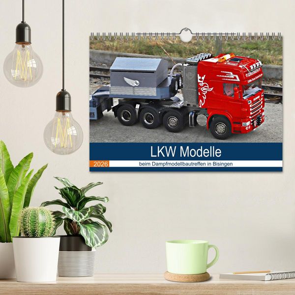 Produktbild: LKW Modelle beim Dampfmodellbautreffen in Bisingen (Wandkalender 2026 DIN A4 quer), CALVENDO Monatskalender