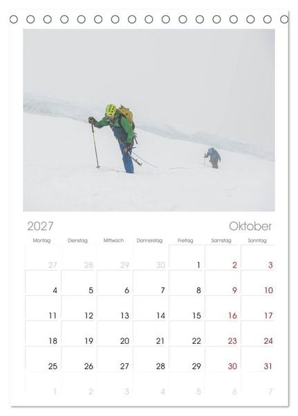 Produktbild: Tischplaner 2027 - Climbing Solutions - Bergsport weltweit (A5 Tischkalender zum Aufstellen) CALVENDO