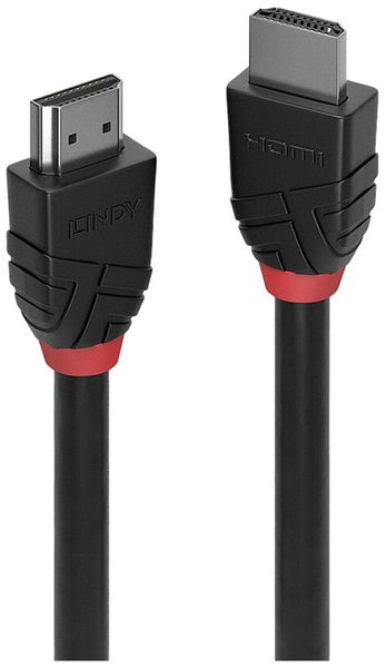 LINDY HDMI Anschlusskabel HDMI-A Stecker, HDMI-A Stecker 7.50m Schwarz 36467 4K UHD HDMI-Kabel