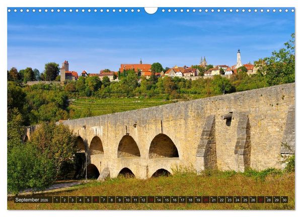 Produktbild: Rothenburg o. d. Tauber - Perle des Taubertales (Wandkalender 2026 DIN A3 quer), CALVENDO Monatskalender