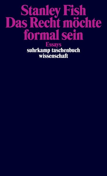 Produktbild: Das Recht m&ouml;chte formal sein