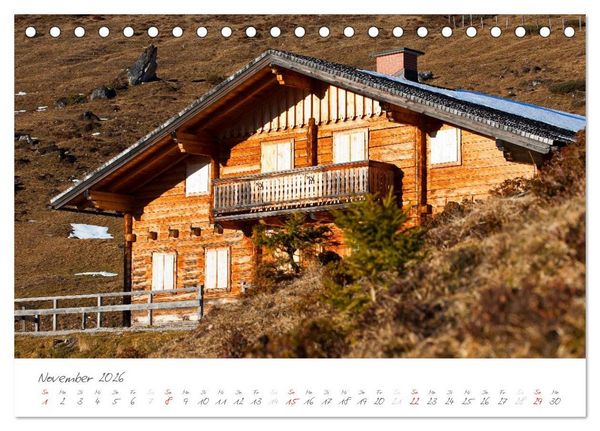 Produktbild: Einladung auf die Salzburger Almh&uuml;tten (Tischkalender 2026 DIN A5 quer), CALVENDO Monatskalender