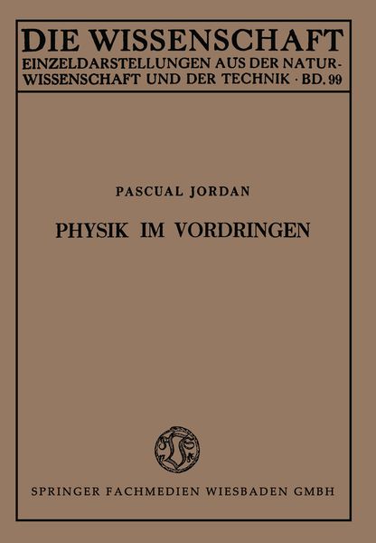 Produktbild: Physik im Vordringen
