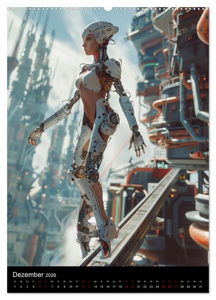 Produktbild: CYBER SISTERS (hochwertiger Premium Wandkalender 2026 DIN A2 hoch), Kunstdruck in Hochglanz