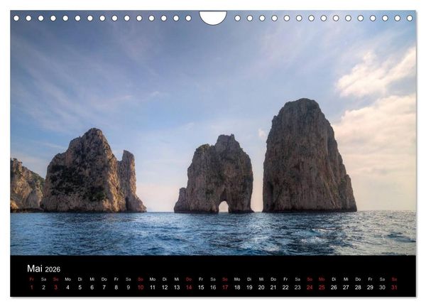 Produktbild: Amalfik&uuml;ste und Capri (Wandkalender 2026 DIN A4 quer), CALVENDO Monatskalender