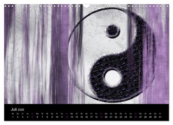 Produktbild: Die Farbe Lila (Wandkalender 2026 DIN A3 quer), CALVENDO Monatskalender