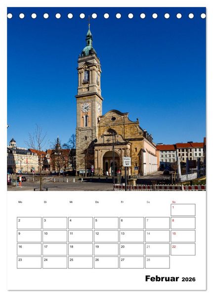 Produktbild: Historisches Eisenach (Tischkalender 2026 DIN A5 hoch), CALVENDO Monatskalender