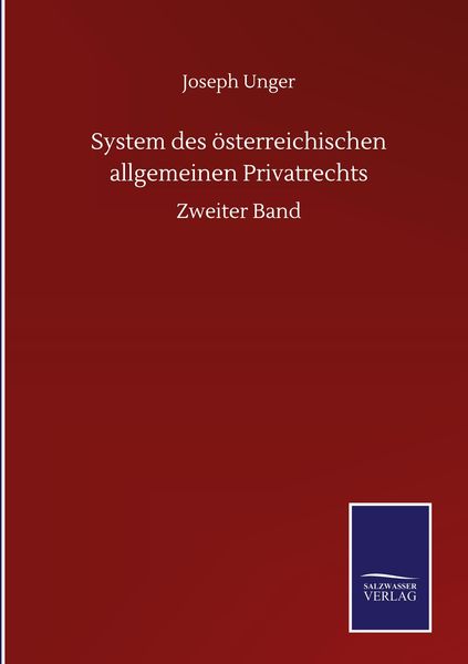 Produktbild: System des &ouml;sterreichischen allgemeinen Privatrechts