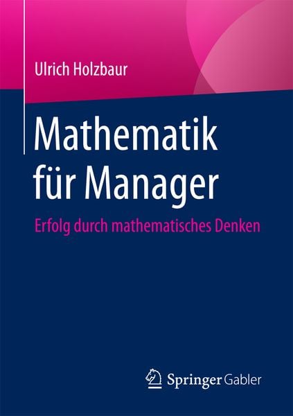 Produktbild: Mathematik f&uuml;r Manager
