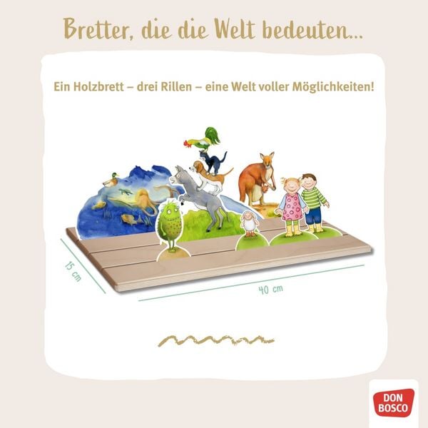 Produktbild: Heute bin ich. Erz&auml;hlschienen-Figurenset