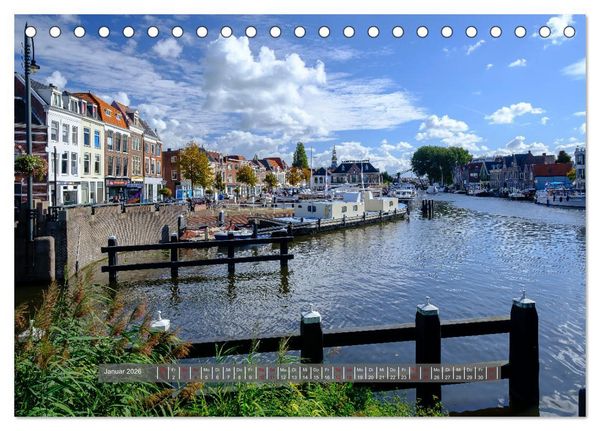 Produktbild: Ein Blick auf Leiden (Tischkalender 2026 DIN A5 quer), CALVENDO Monatskalender