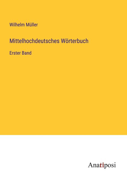 Mittelhochdeutsches Wörterbuch