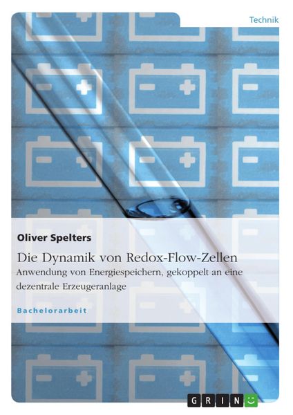 Produktbild: Betrachtung zur Dynamik von Redox-Flow-Zellen
